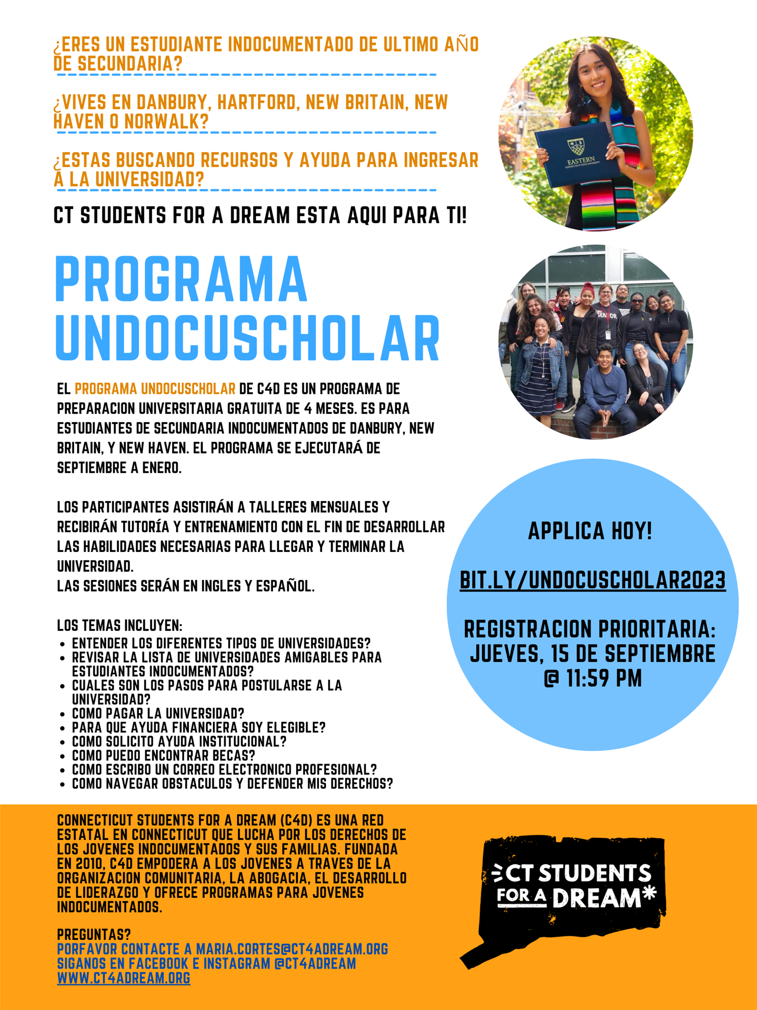 undocumented scholar spanish